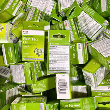 Homeopathic Skin Tag Oil For All Skin Types Natural Aid, Fortified With Tea Tree Oil 10mL (50 Pcs Lot) - Discount Wholesalers Inc
